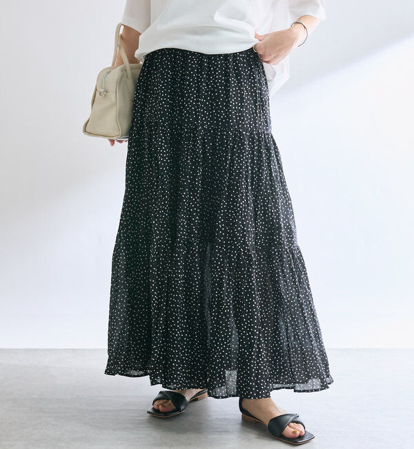  「【名品リバイバル/5色展開】コットンワッシャープリーツスカート」|スカート|