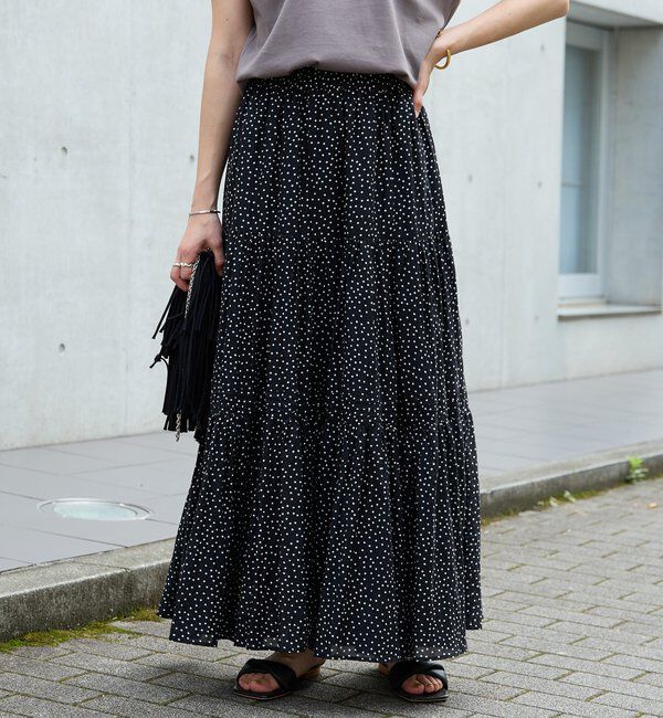  「【名品リバイバル/5色展開】コットンワッシャープリーツスカート」|スカート|