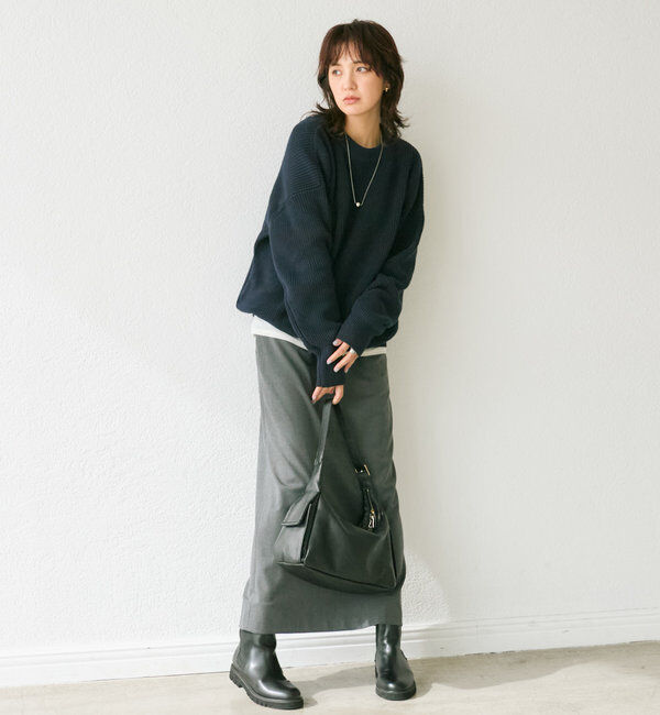  「【存在感が光る】ボールチャームスライドネックレス」|ネックレス|