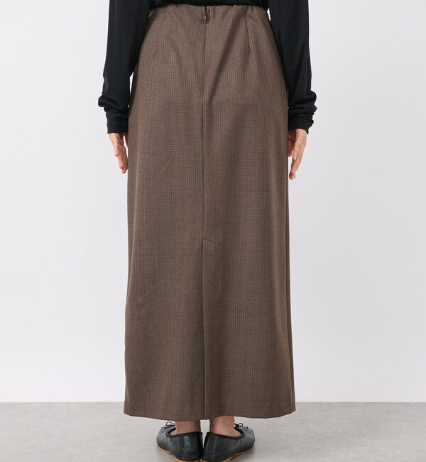  「【オンオフ着れる】ウォームギャザータイトスカート」|スカート|