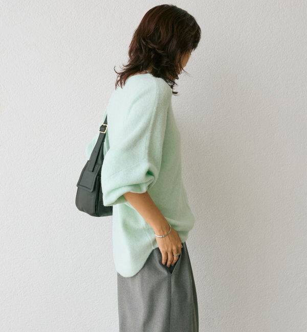  「【着心地抜群】バックテールワイドニット」|ニット・セーター|