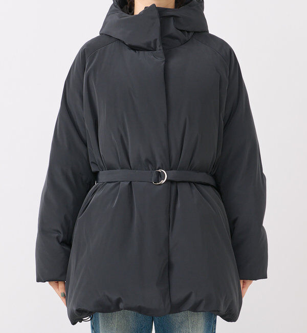  「【高機能素材】ベルテッドフードダウン」|ダウン|