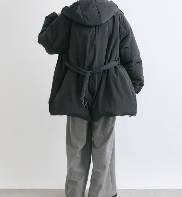  「【高機能素材】ベルテッドフードダウン」|ダウン|