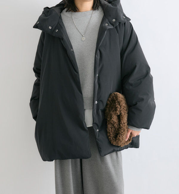  「【高機能素材】ベルテッドフードダウン」|ダウン|