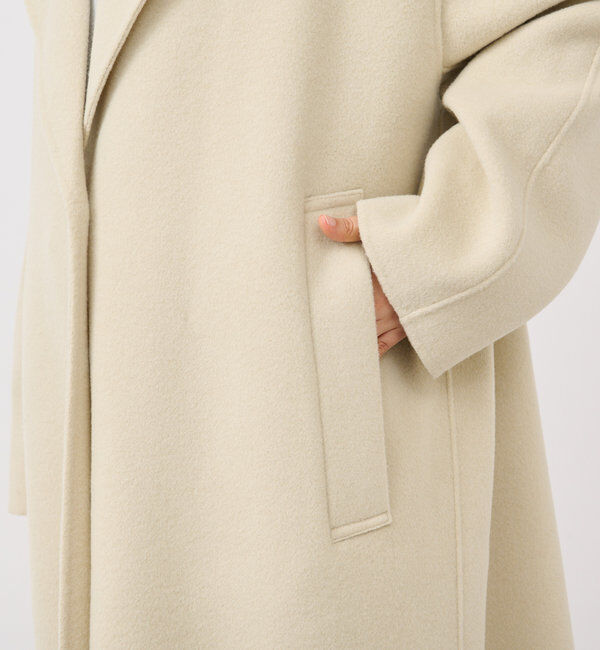  「【軽やかに着れる】リバーロングテーラーコート」|その他|