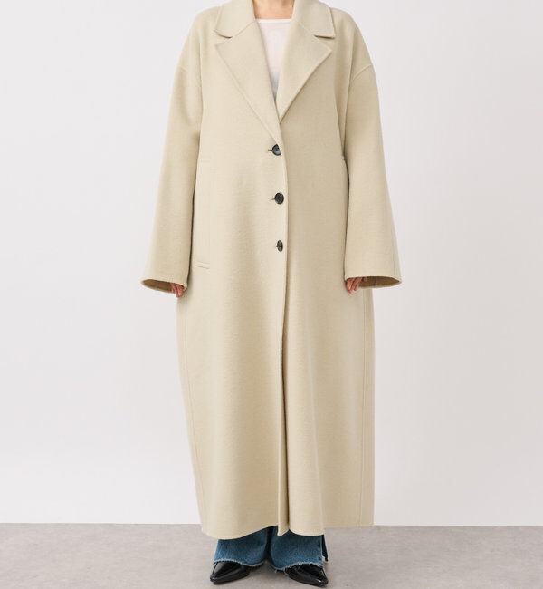  「【軽やかに着れる】リバーロングテーラーコート」|その他|