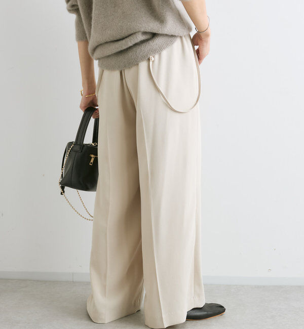  「【大人の着こなしに】ナローサスペンダーパンツ」|チノ|