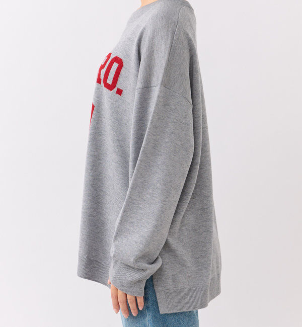  「【Yoshiiiiiiコラボカラー登場！】フットボールロゴニット」|ニット・セーター|