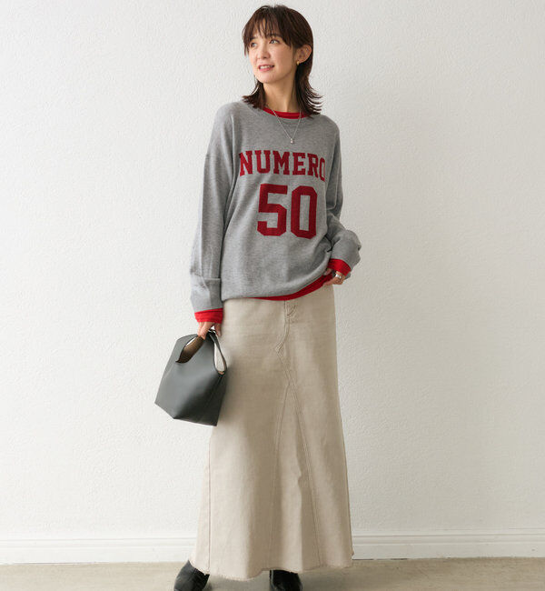  「【Yoshiiiiiiコラボカラー登場！】フットボールロゴニット」|ニット・セーター|