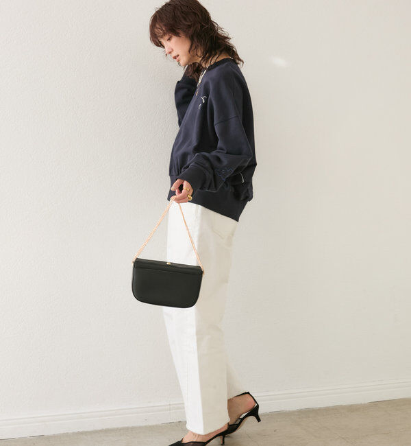  「【MONN.:.(モン)】neat wide DENIM」|デニム|