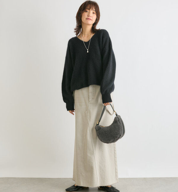  「【着心地◎】YAK100ショートニット」|ニット・セーター|