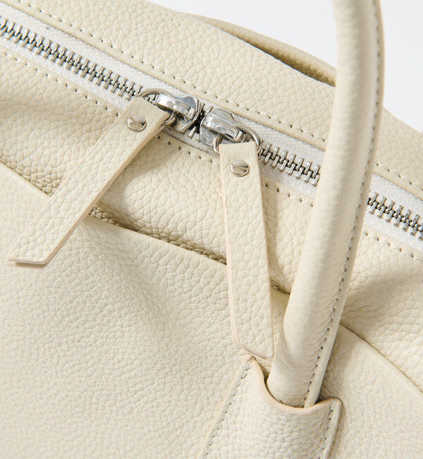  「【キレイめにもカジュアルにも】レザーボストン」|トートバッグ|