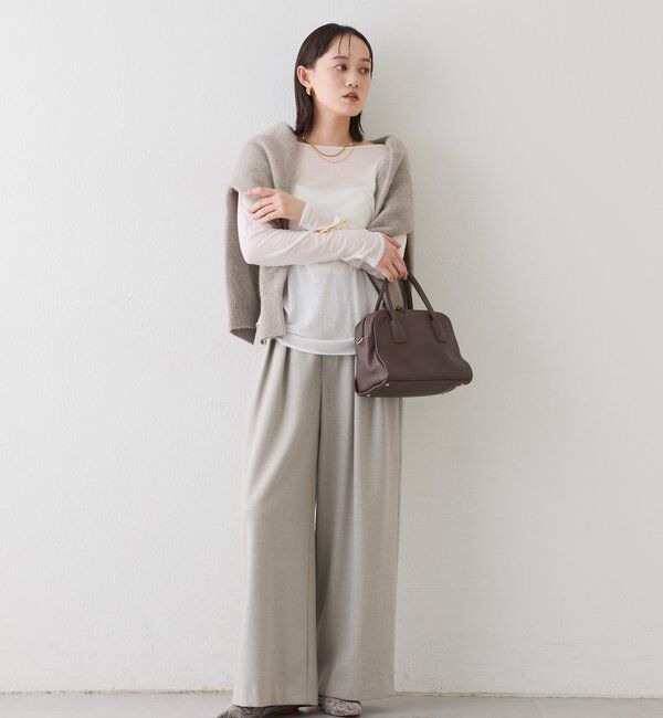  「【キレイめにもカジュアルにも】レザーボストン」|トートバッグ|