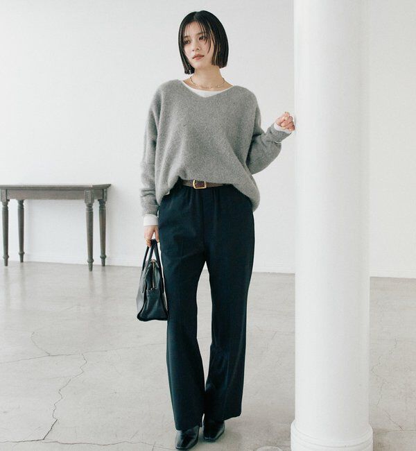  「【キレイめにもカジュアルにも】レザーボストン」|トートバッグ|