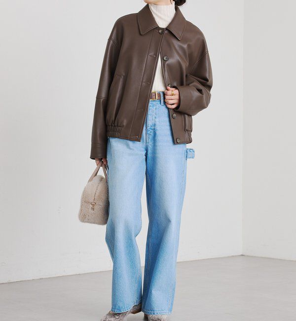  「【エッジの効いた足元に】パイソン柄フラットパンプス」|パンプス|