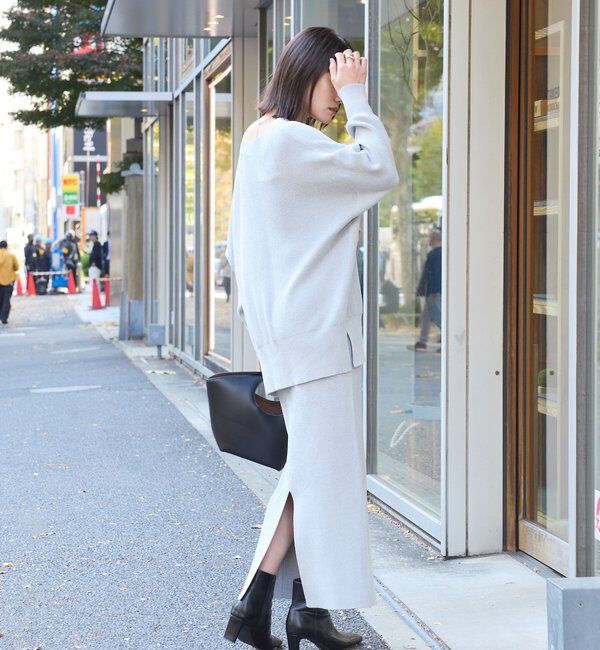  「予約【上品な輝き】ラメモール2WAYカーデ」|ニット・セーター|