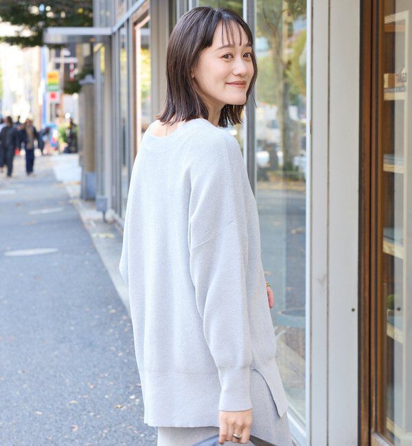  「予約【上品な輝き】ラメモール2WAYカーデ」|ニット・セーター|