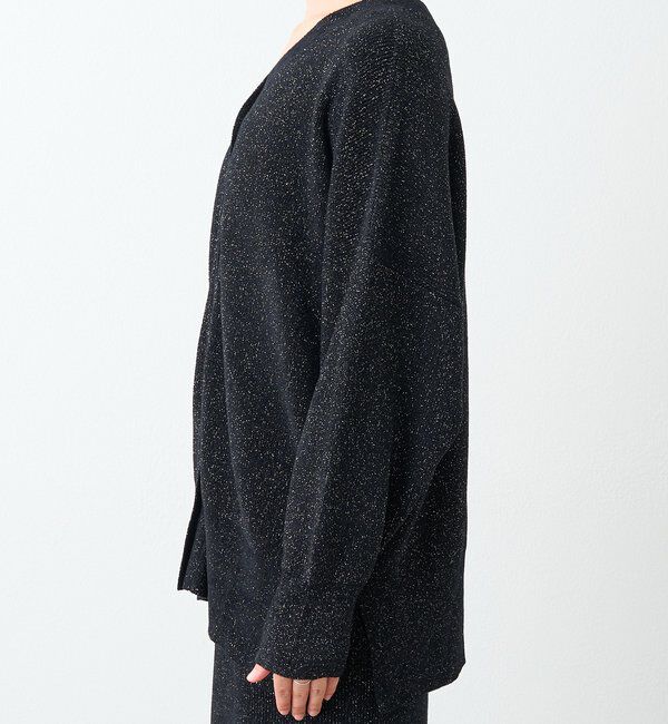  「予約【上品な輝き】ラメモール2WAYカーデ」|ニット・セーター|