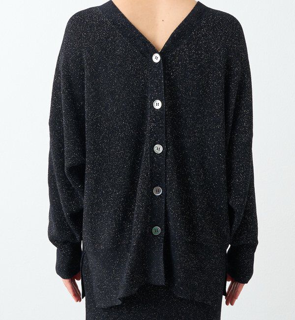  「予約【上品な輝き】ラメモール2WAYカーデ」|ニット・セーター|