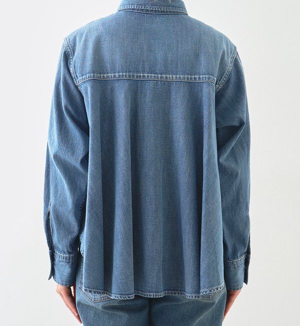  「予約【RIMH（リムエイチ）】バックフレアショートシャツ」|シャツ・ブラウス|