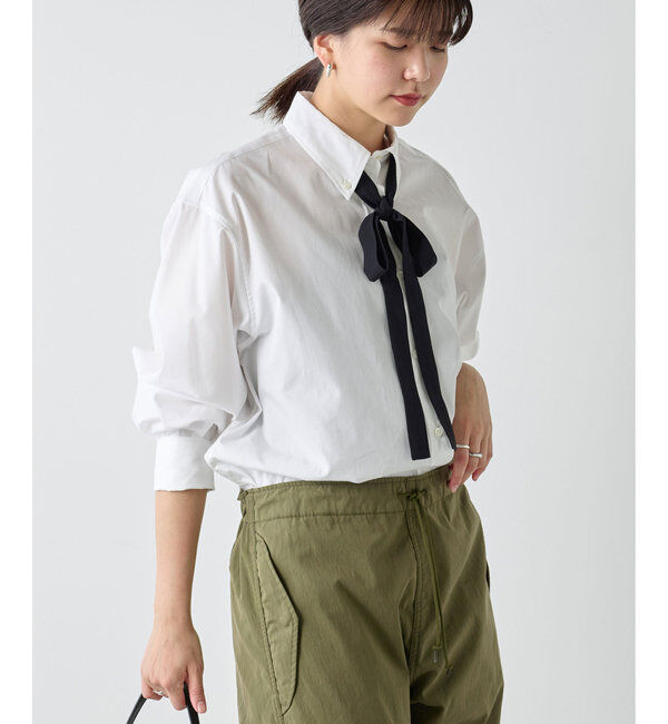  「タイ付きブロードシャツ」|シャツ・ブラウス|