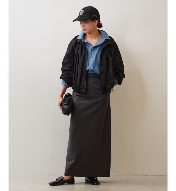  「【セットアップ対応】梳毛タイトスカート」|スカート|