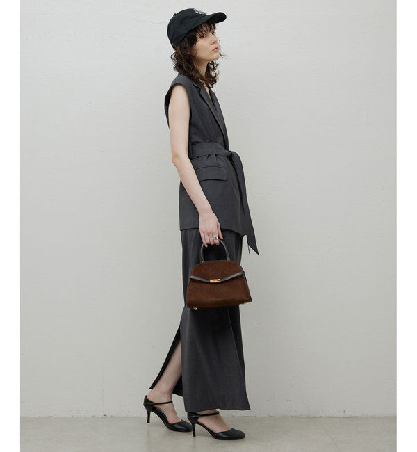  「【セットアップ対応】梳毛タイトスカート」|スカート|