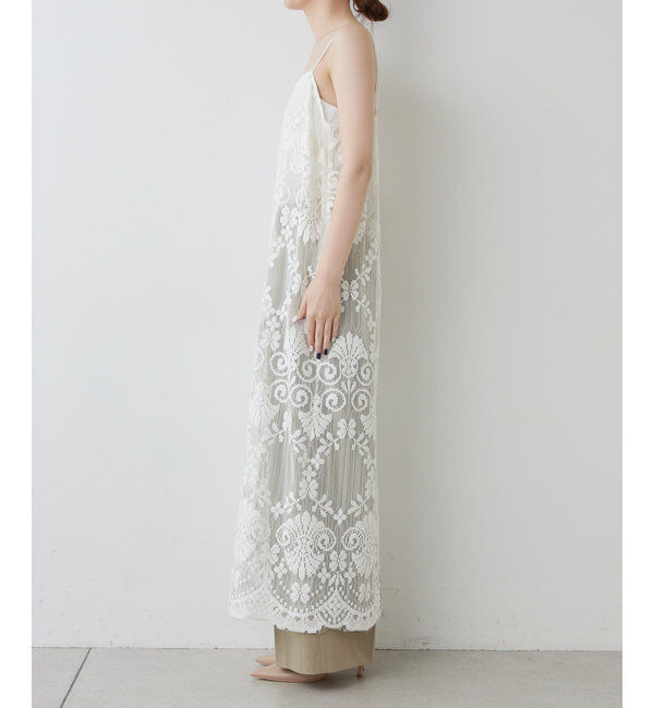  「レースキャミワンピース」|ワンピース|
