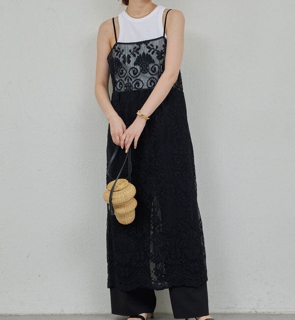  「レースキャミワンピース」|ワンピース|