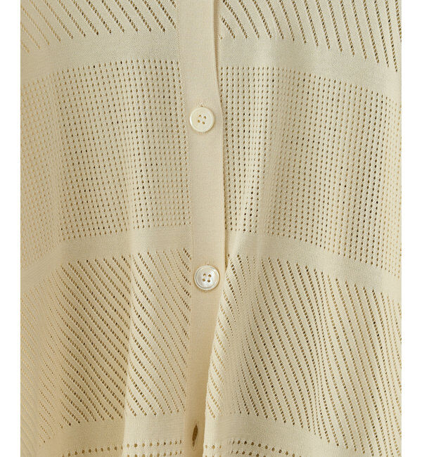  「透かしパネルニット」|ニット・セーター|