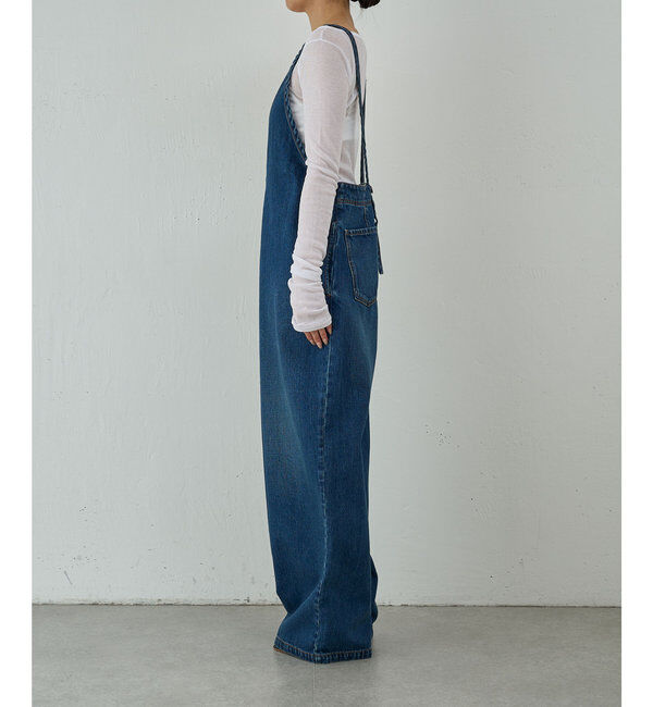  「【PEAS】デニムサロペット」|ワンピース|