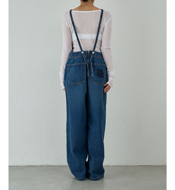  「【PEAS】デニムサロペット」|ワンピース|