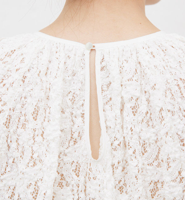  「【HERITANOVUM】ラッセルギャザーブラウス」|シャツ・ブラウス|