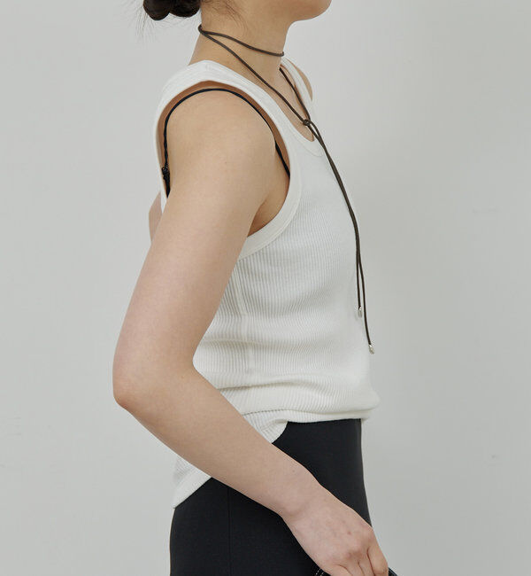  「リブタンクトップ」|Tシャツ・カットソー|
