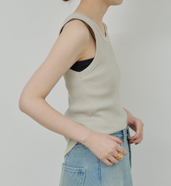  「リブタンクトップ」|Tシャツ・カットソー|