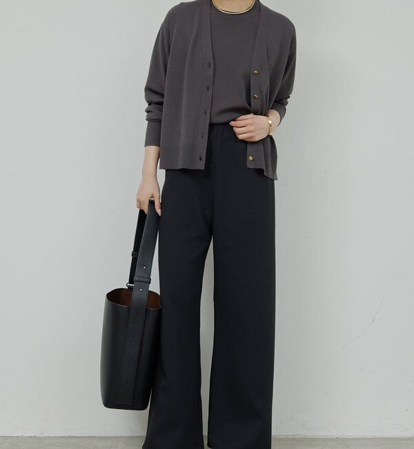  「【接触冷感/アンサンブル対応】アイシーコットンVカーデ」|ニット・セーター|