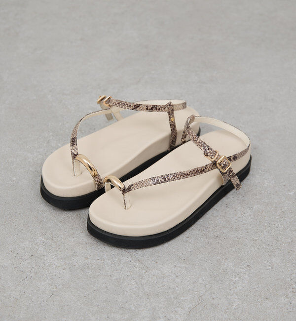  「【2.718】パイソンコードサンダル」|サンダル|