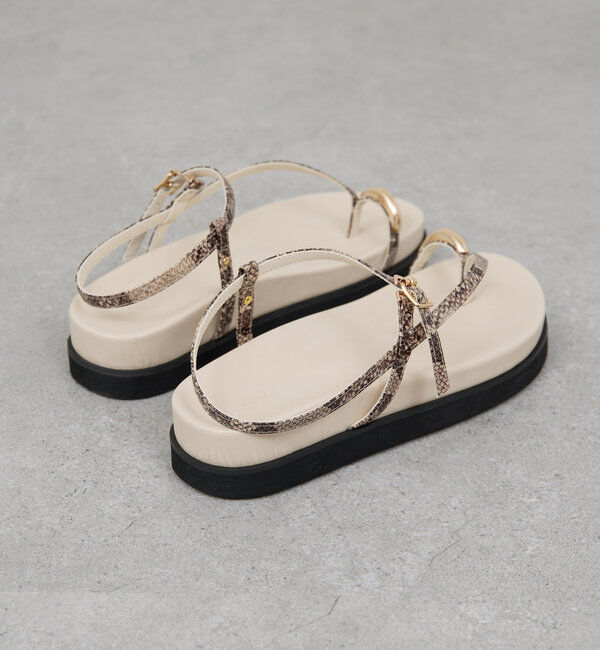  「【2.718】パイソンコードサンダル」|サンダル|