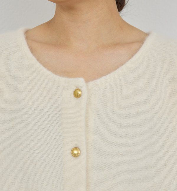  「【前後2WAY】ファーウールショートカーデ」|ニット・セーター|