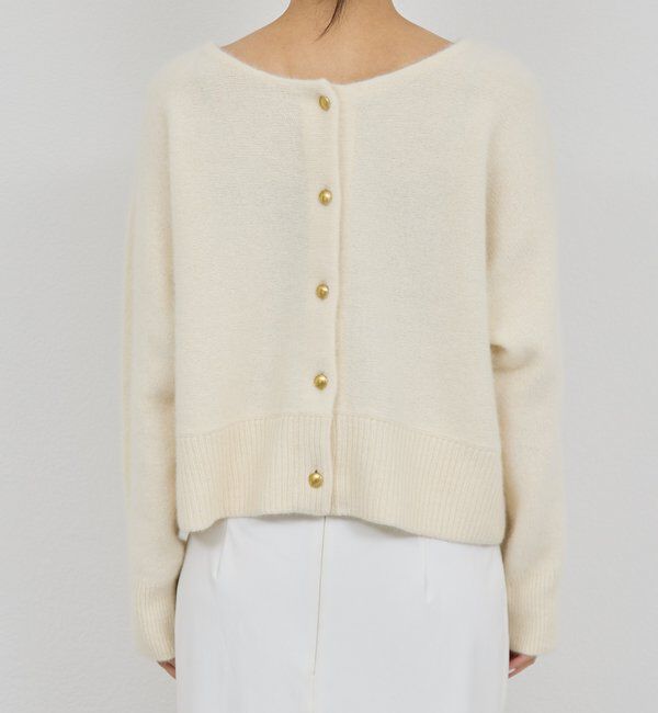  「【前後2WAY】ファーウールショートカーデ」|ニット・セーター|