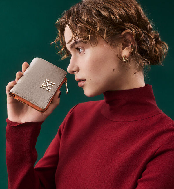  「モノグラムプレートハーフウォレット」|財布|