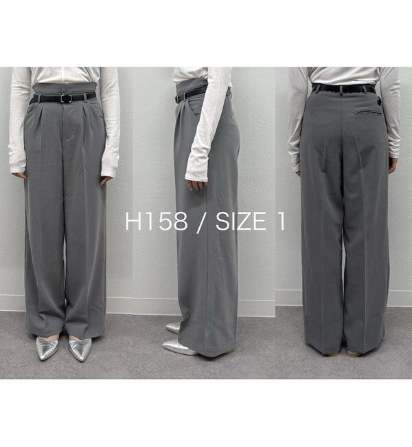  「ベルト付きスラックス2」|チノ|