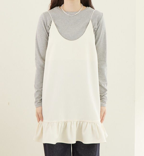  「裾フリルキャミチュニック」|シャツ・ブラウス|