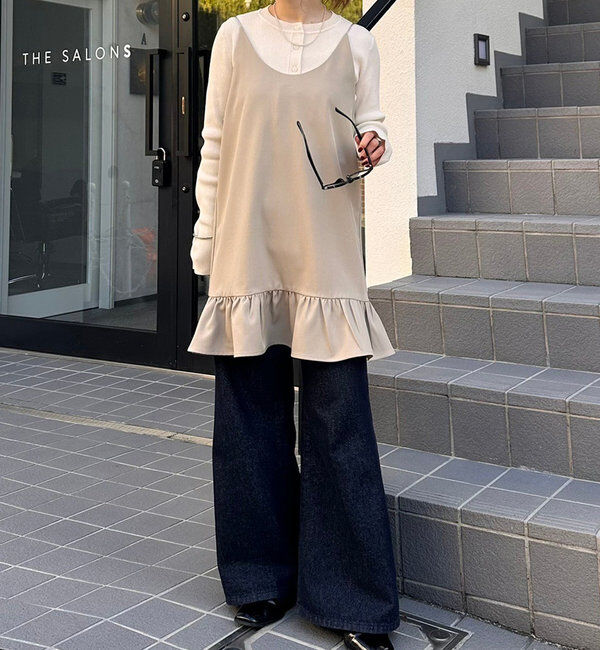  「裾フリルキャミチュニック」|シャツ・ブラウス|