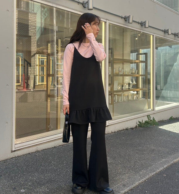  「裾フリルキャミチュニック」|シャツ・ブラウス|