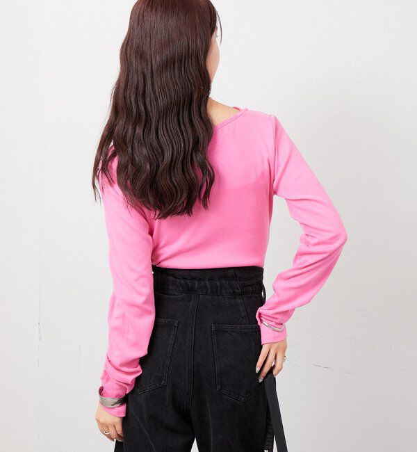  「【大人気シリーズ/8色展開】オフショルロングTシャツ※EC限定カラーあり」|Tシャツ・カットソー|