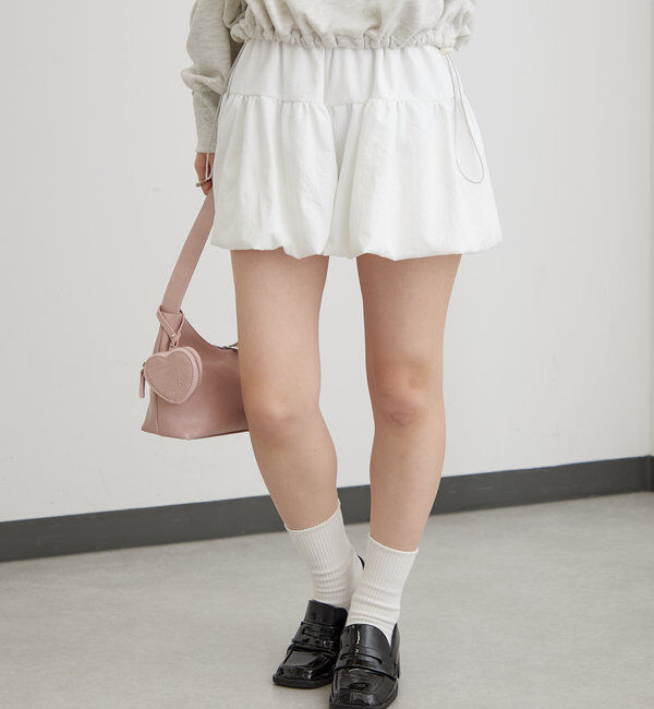  「[mline]バルーンミニスカパン」|スカート|