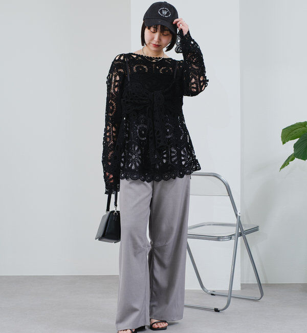  「クロシェトップス＆ ビスチェSET」|シャツ・ブラウス|