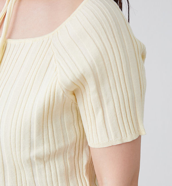  「チョーカーリブニット」|ニット・セーター|