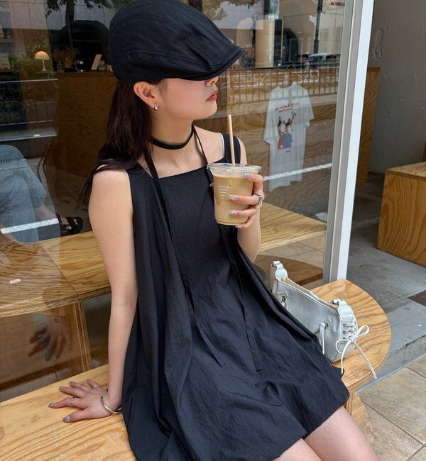  「【夏の着映えアイテム/2サイズ展開】バルーンミニジャンスカ」|ワンピース|